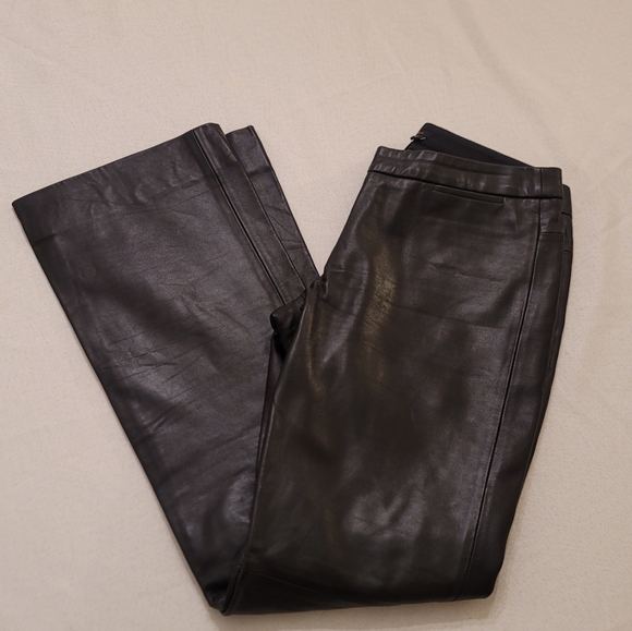 BCBGMaxAzria Pants - Vintage BCBGMAXAZRIA 100% leather pants size 2. Perfect condition